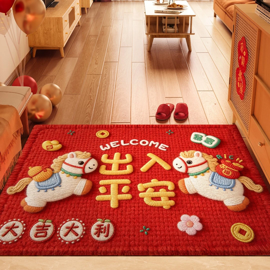 大门口入户门地垫新款进门专用防滑蹭土脚垫门外耐脏免洗玄关地毯