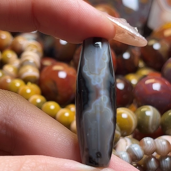 玛瑙/玉髓未镶嵌吊坠