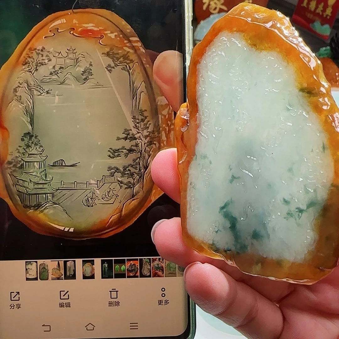 定制翡翠未镶嵌翡翠定制