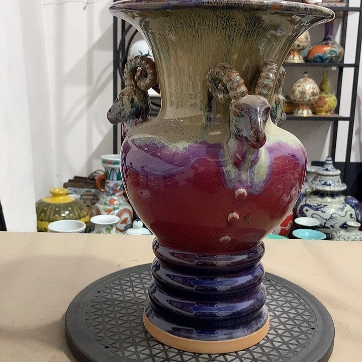 摆件陶博古架陶瓷摆件