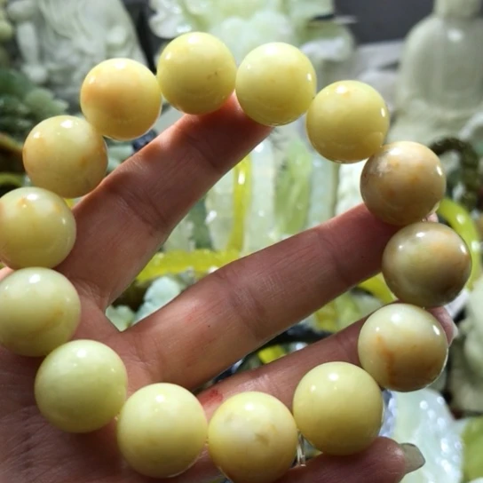 岫玉未镶嵌手链卡16