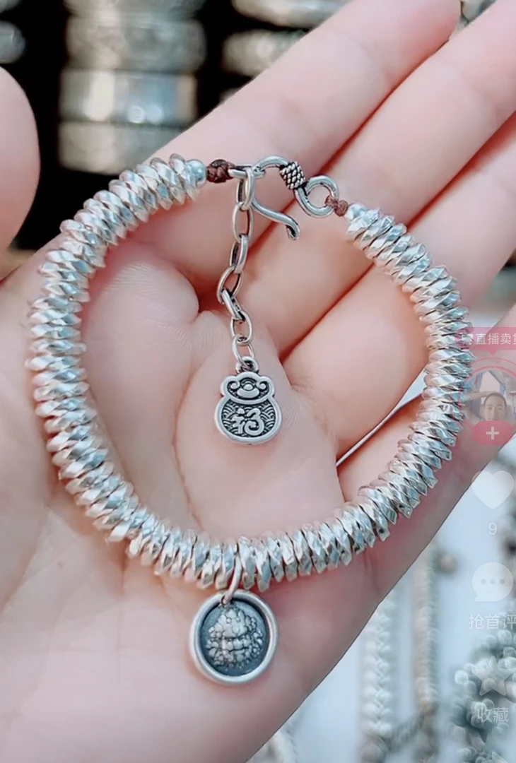 925银银制品 纯银925饰品配件直播间选款称重链接勿私拍