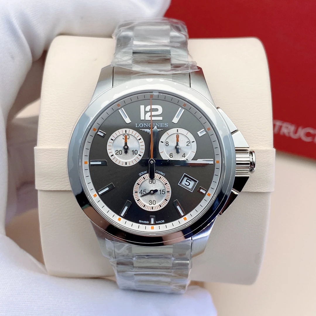 全新未使用 Longines/浪琴 男士手表/康卡斯系列/精钢石英/36mm