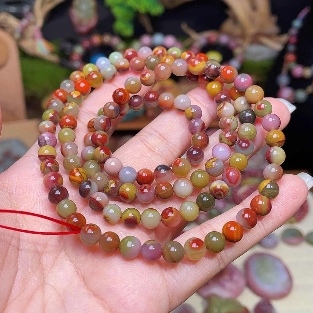 t***～玛瑙/玉髓未镶嵌珠宝半成品盐源玛瑙元旦福利包浆多圈