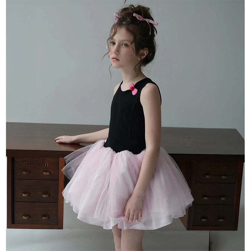 儿童生日公主裙新款高档女童夏季蓬蓬裙芭蕾裙女孩夏装爆款连衣裙