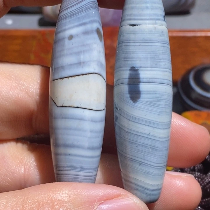 玛瑙/玉髓钛钢颈饰