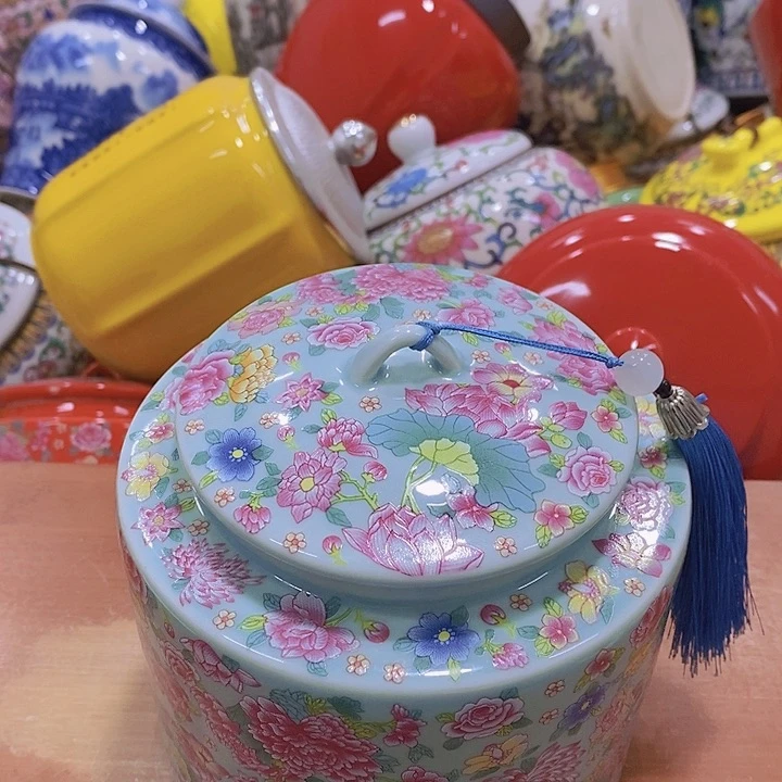 摆件茶叶罐储存罐密封罐