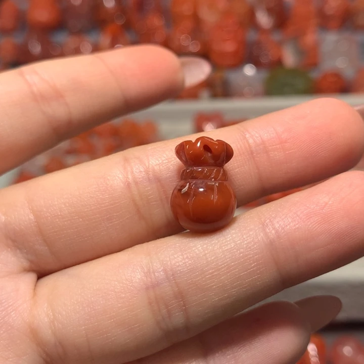 【闪购商品】未镶嵌钱袋南红玛瑙