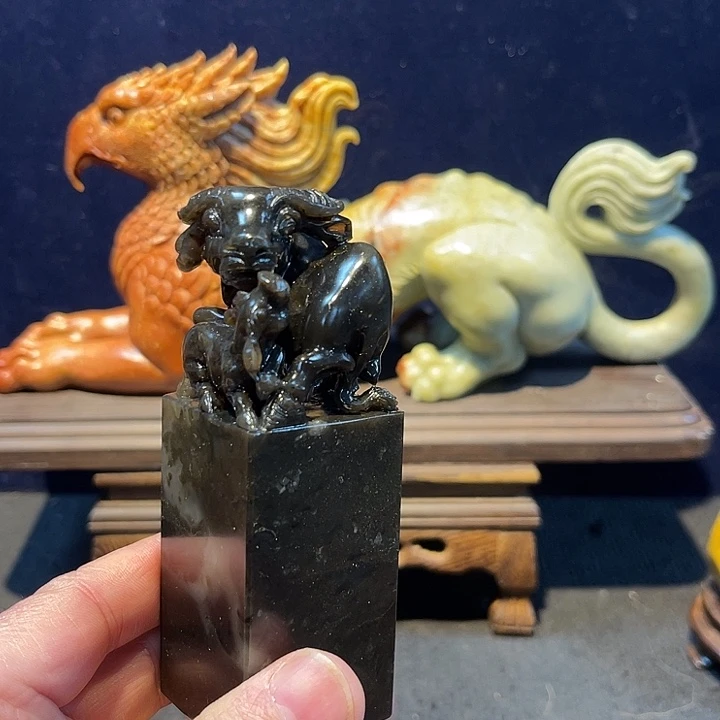 有***猫寿山石寿山石艺术品