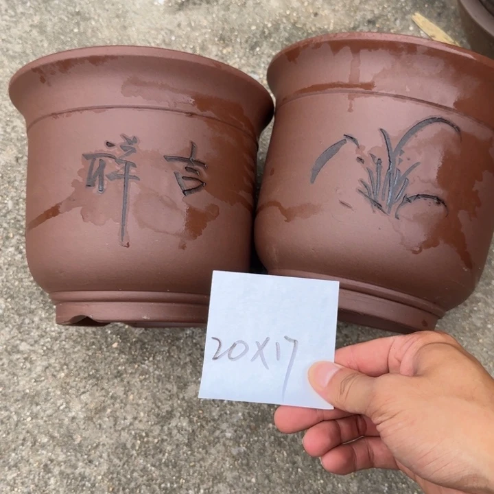 紫砂花盆特价清仓