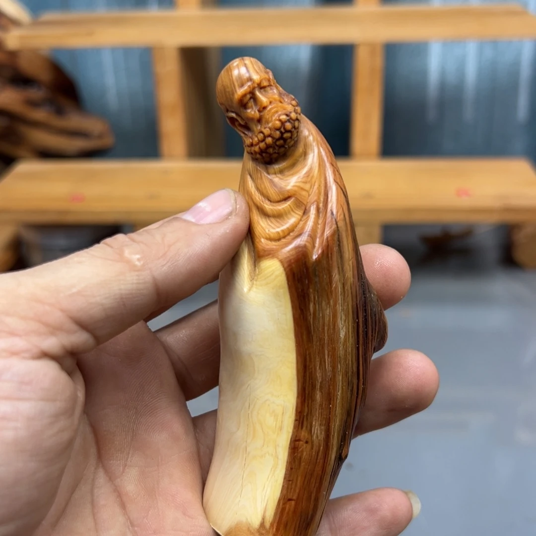 八***六木崖柏木摆件手把件