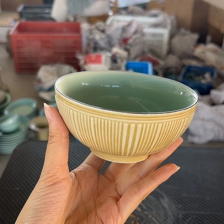 龙泉云间青瓷小米茶器