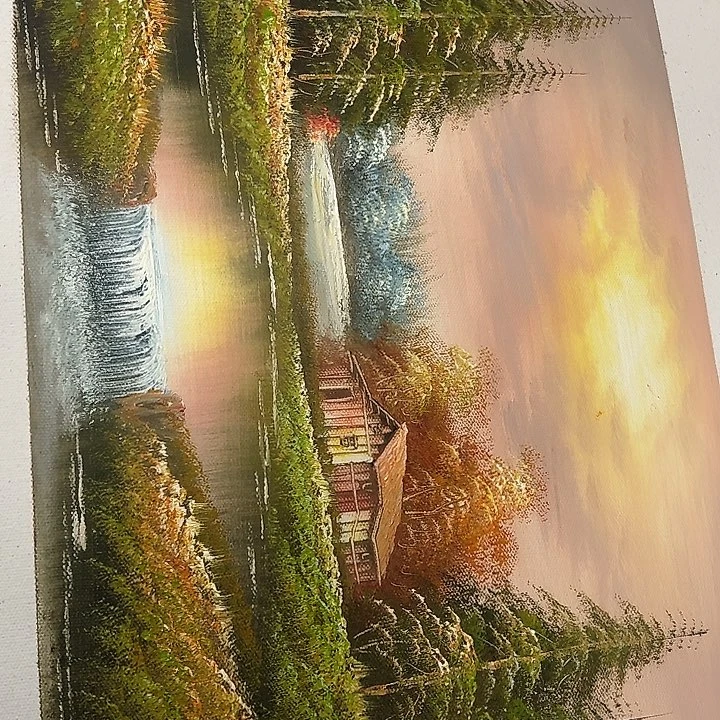 油画恭喜嘻嘻仔仔细细