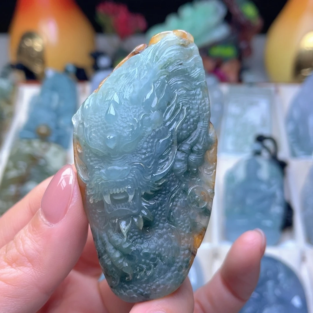 翡翠未镶嵌颈饰天然翡翠