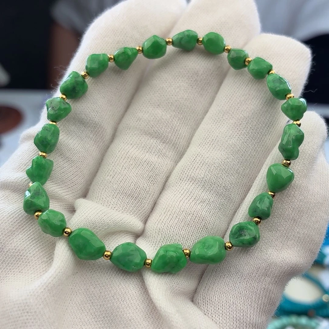 未镶嵌绿松石绿松石5.5mm