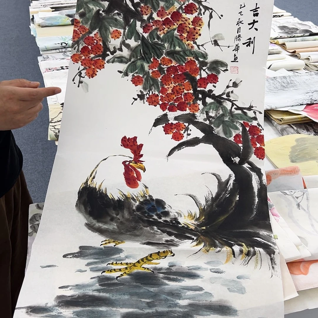 国画纯手绘作品欣赏