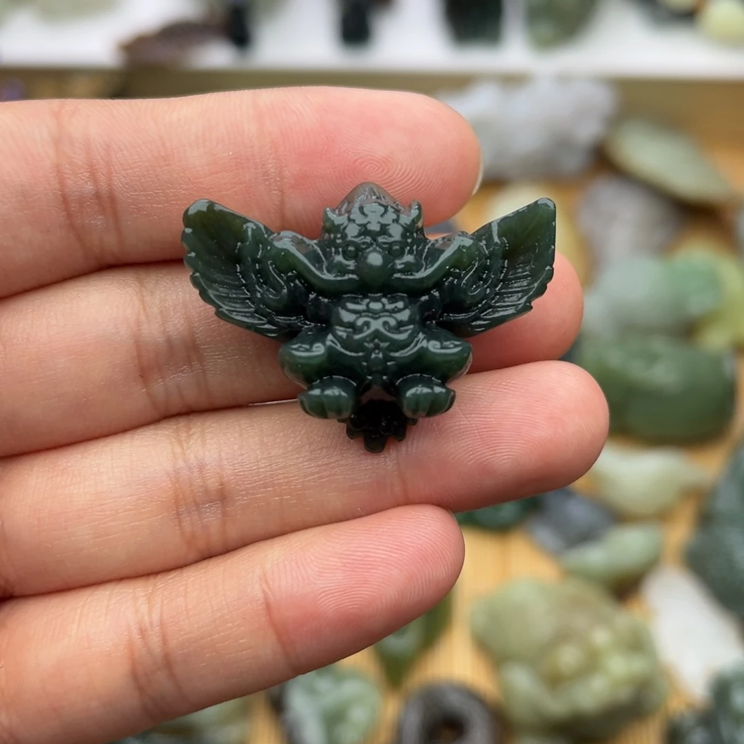 和田玉未镶嵌挂件