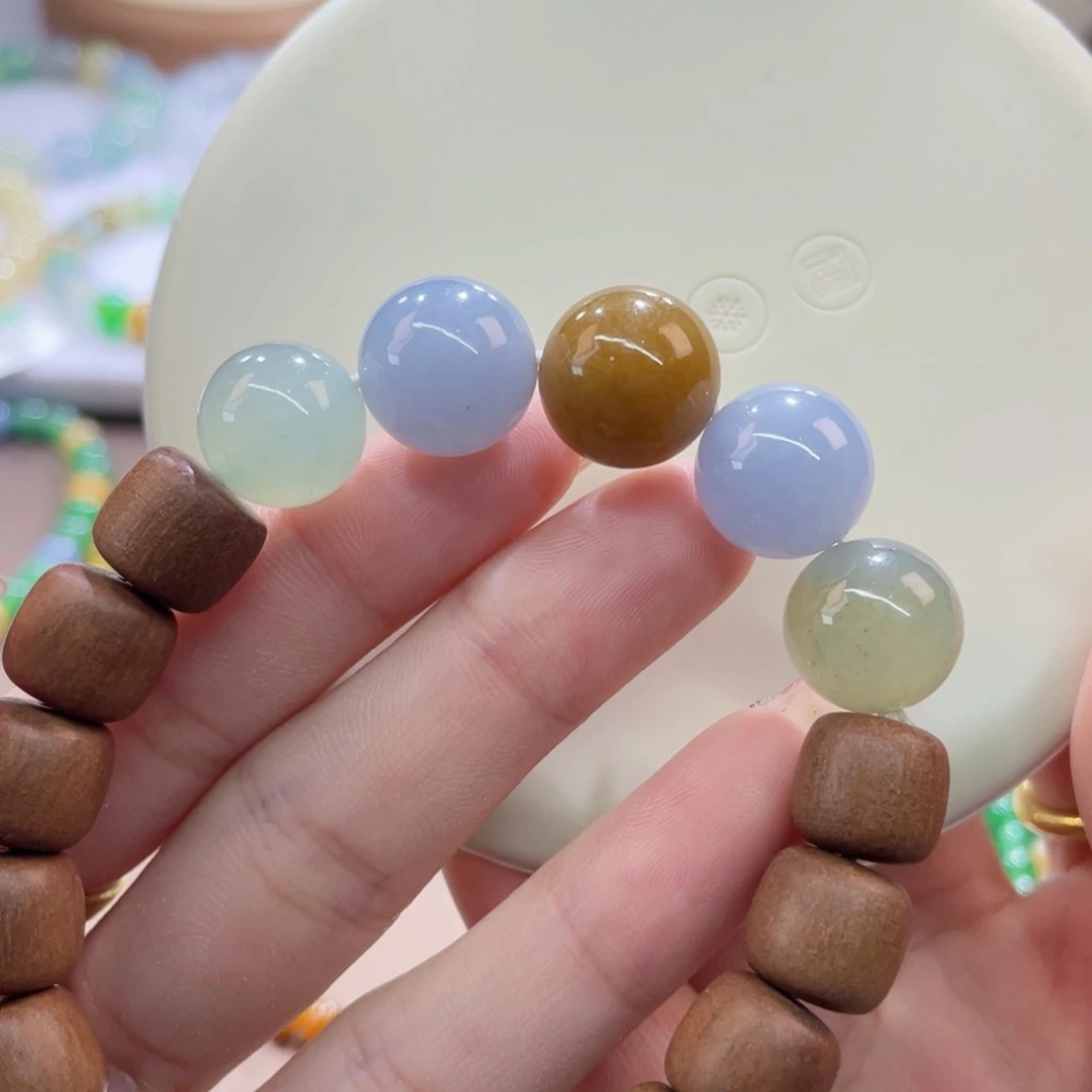 未镶嵌手链翡翠卡12-13.3