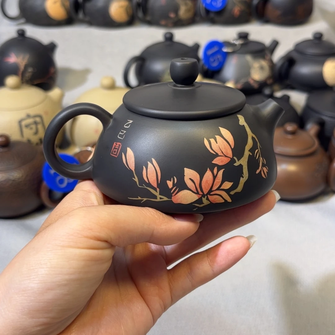 【闪购商品】红泥 刻填壶 容量 160c c