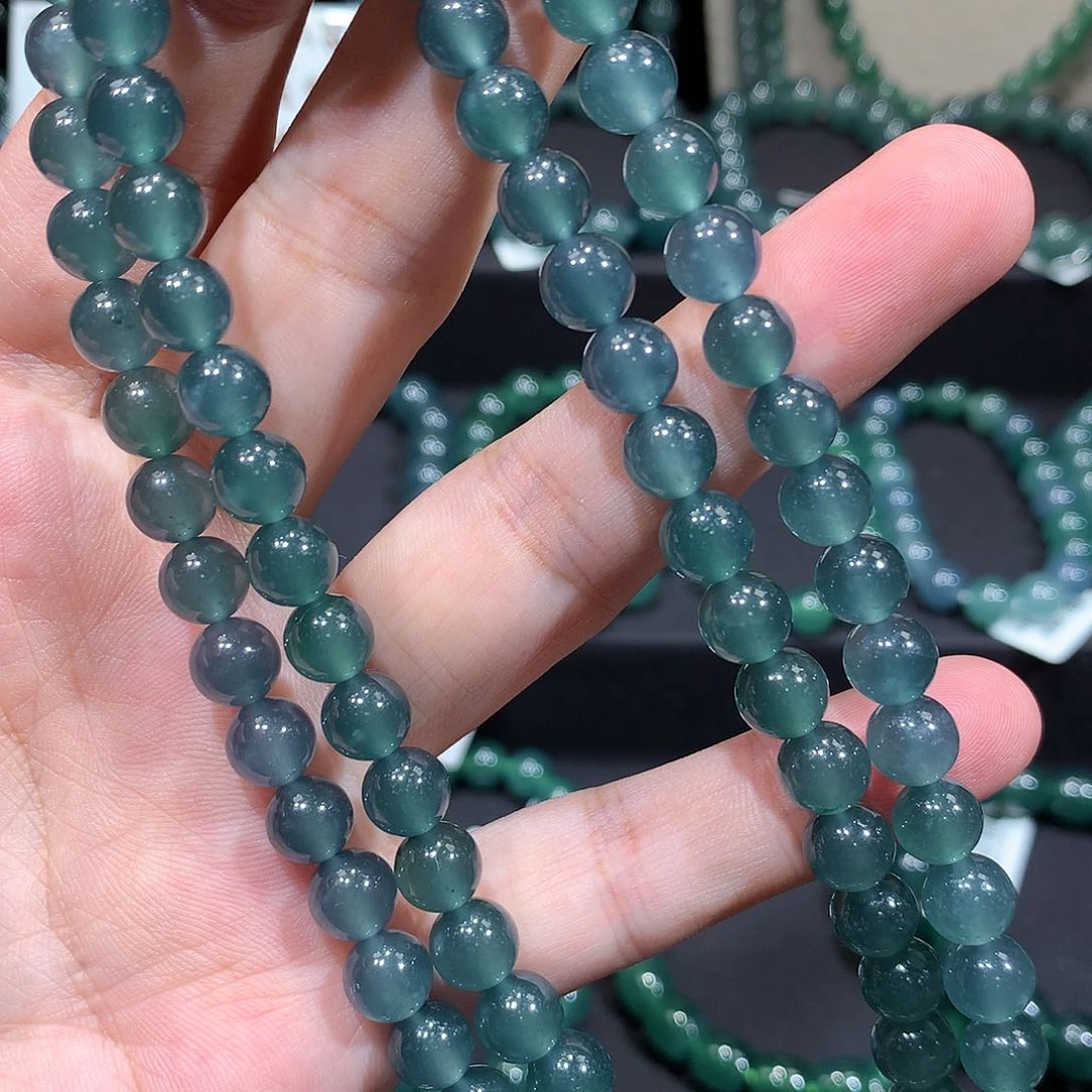 未镶嵌手链翡翠天然a货翡翠项链7.8