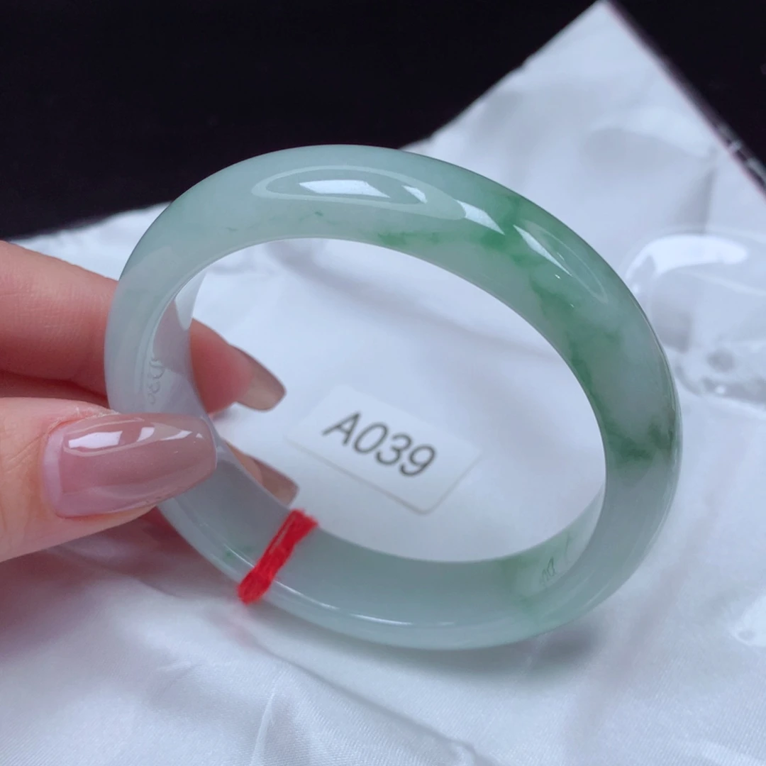 翡翠手镯未镶嵌手镯55贵妃