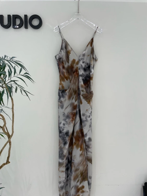 WIWH 花色连衣裙