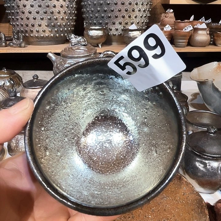 杯十***?高温柴烧陶泥主人杯