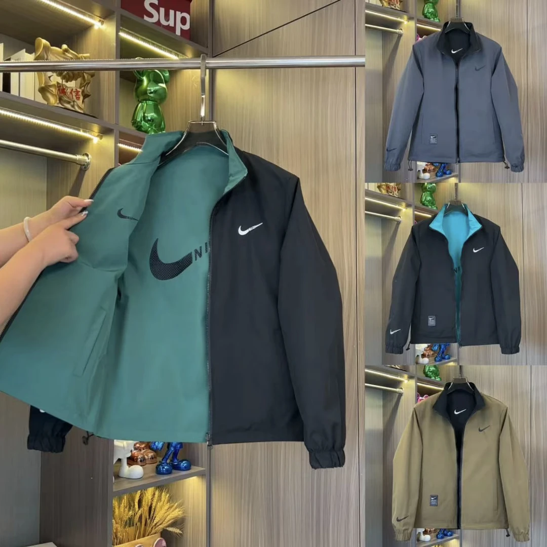 【两面穿】春秋秋季经典刺绣双面服百搭休闲双面服上衣701外套秋冬