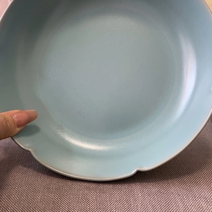 瓷片葵口盘一一一一一一一