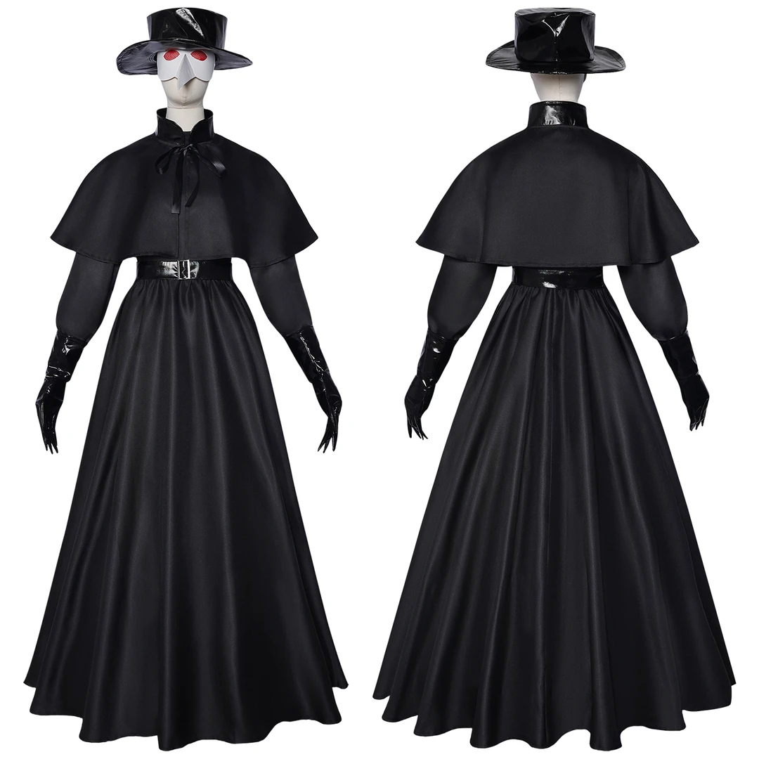 中世纪蒸汽朋克风cos服万圣节乌鸦长嘴cosplay舞台服装
