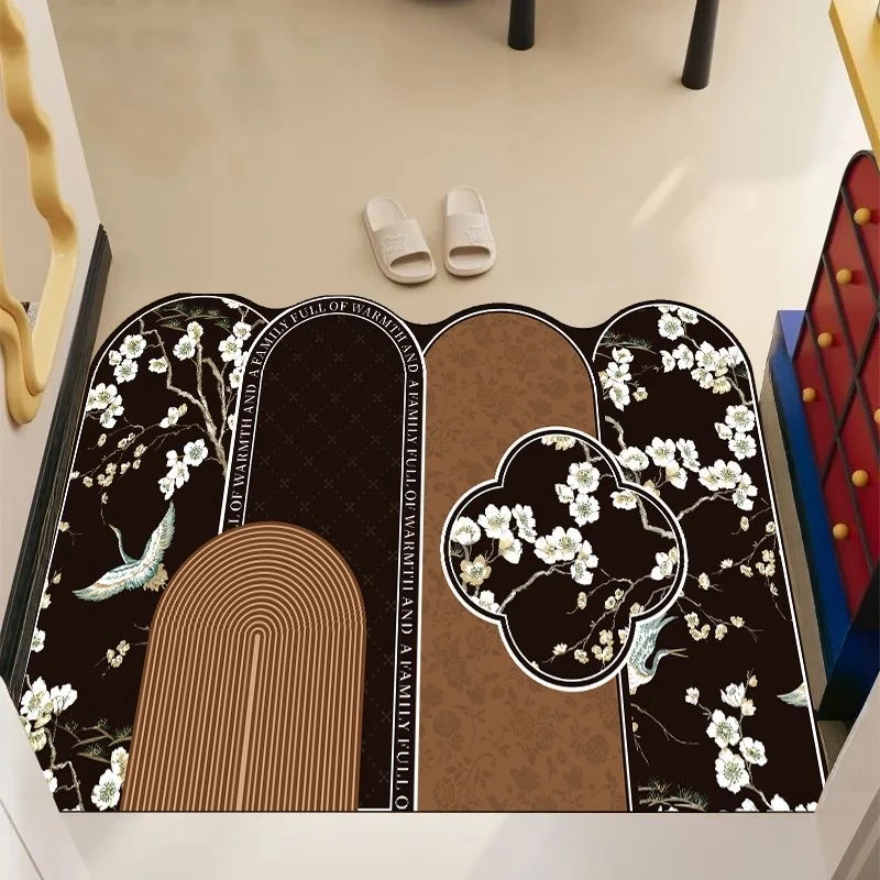 A294-[80X100]入户门垫防滑免洗门口玄关地毯耐脏易打理