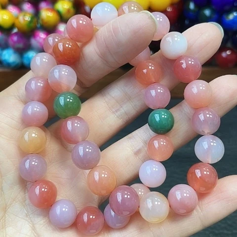 玛瑙未镶嵌手饰糖果盐源10