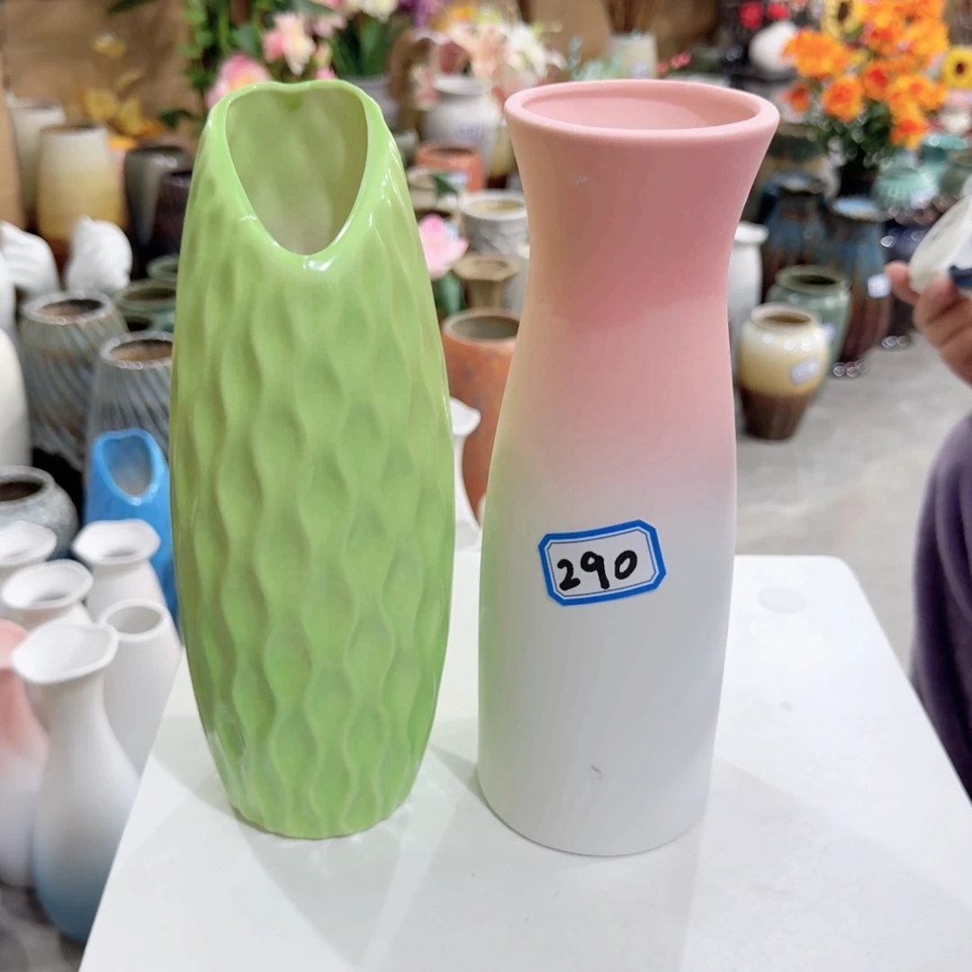 遇***见290一对陶瓷高24厘米瑕疵