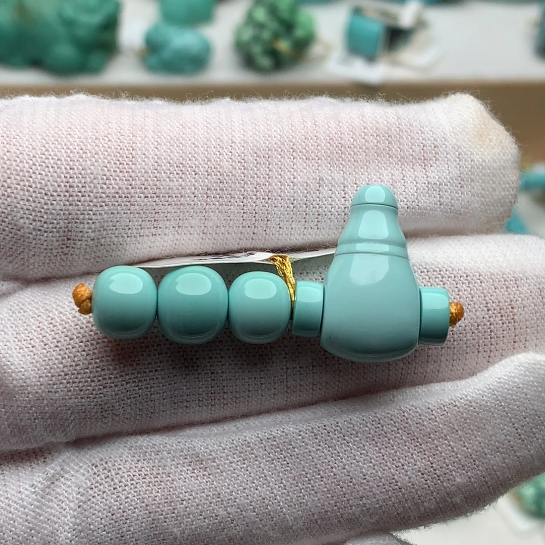 绿松石未镶嵌珠宝奇石10mm