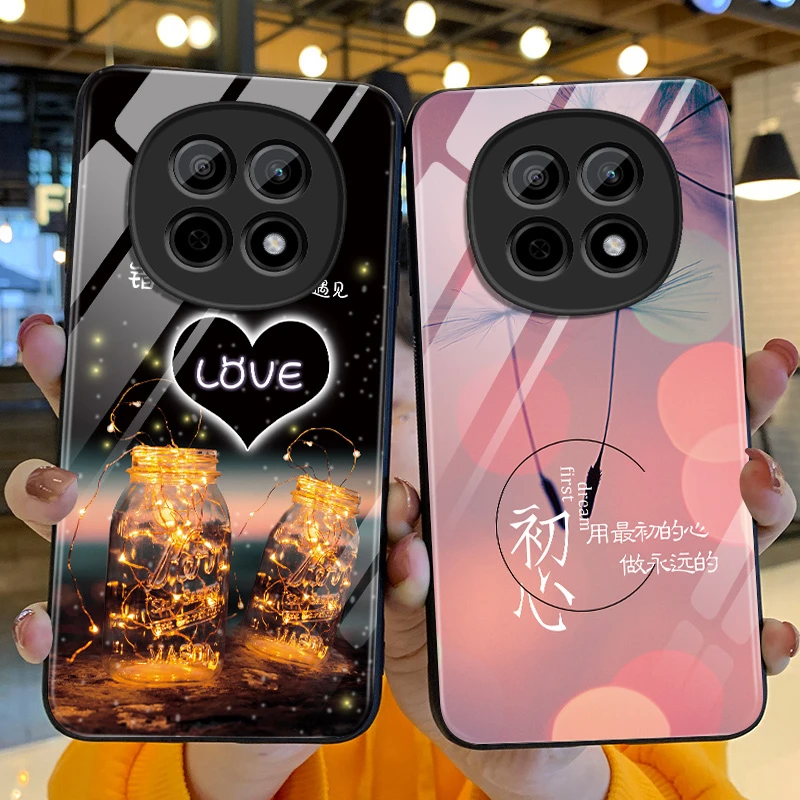 适用oppoa5手机壳5g新款oppoa5活力版玻璃壳a5pro高级LOVE保护套