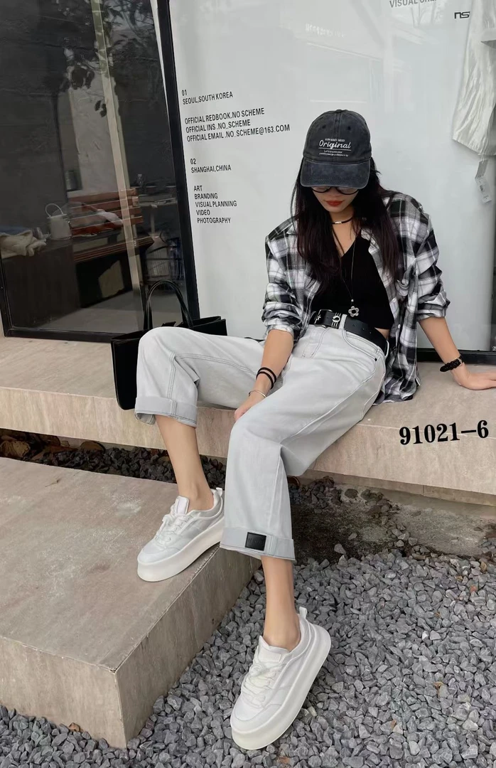 91021九分法棍裤潮流时尚百搭