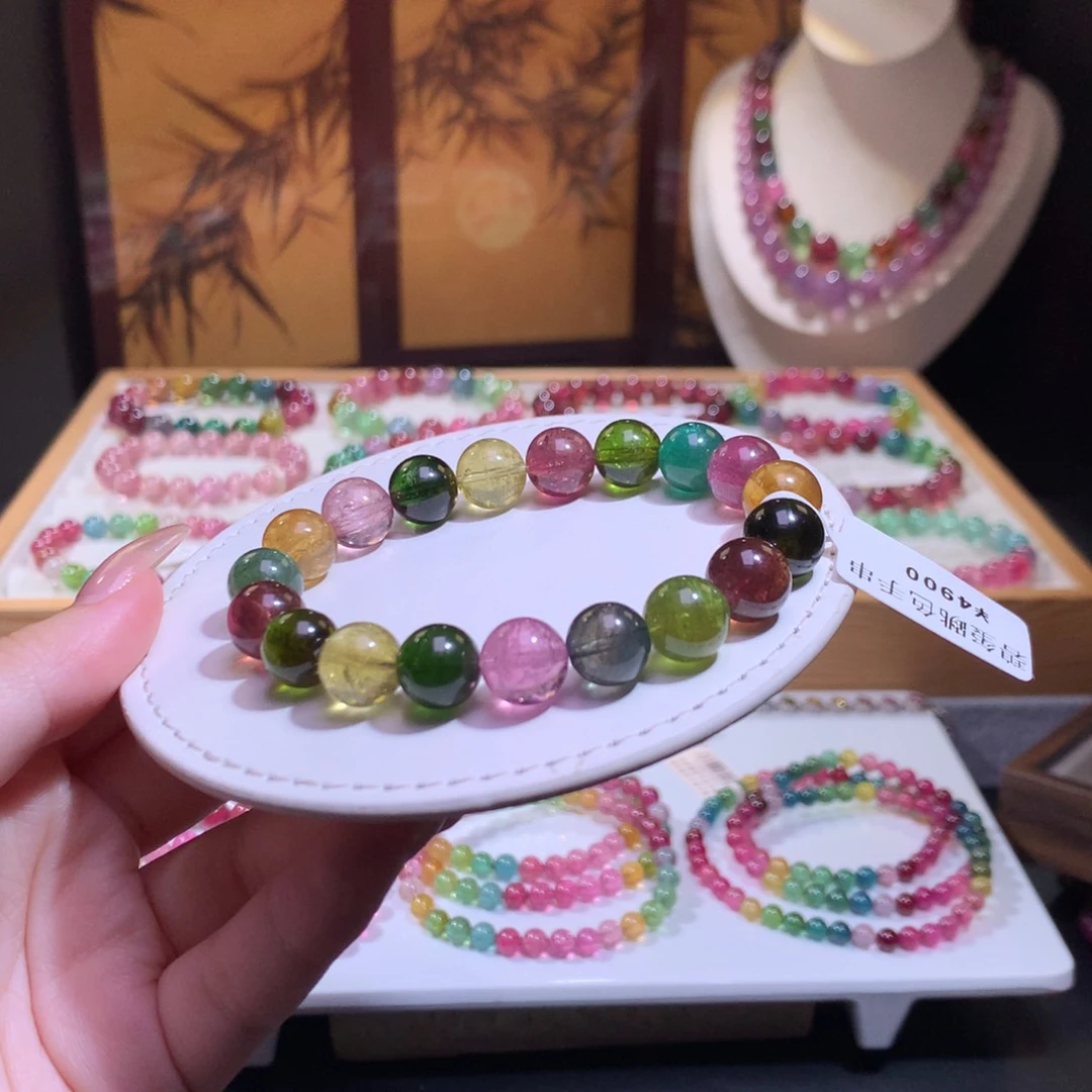 未镶嵌手链碧玺碧玺