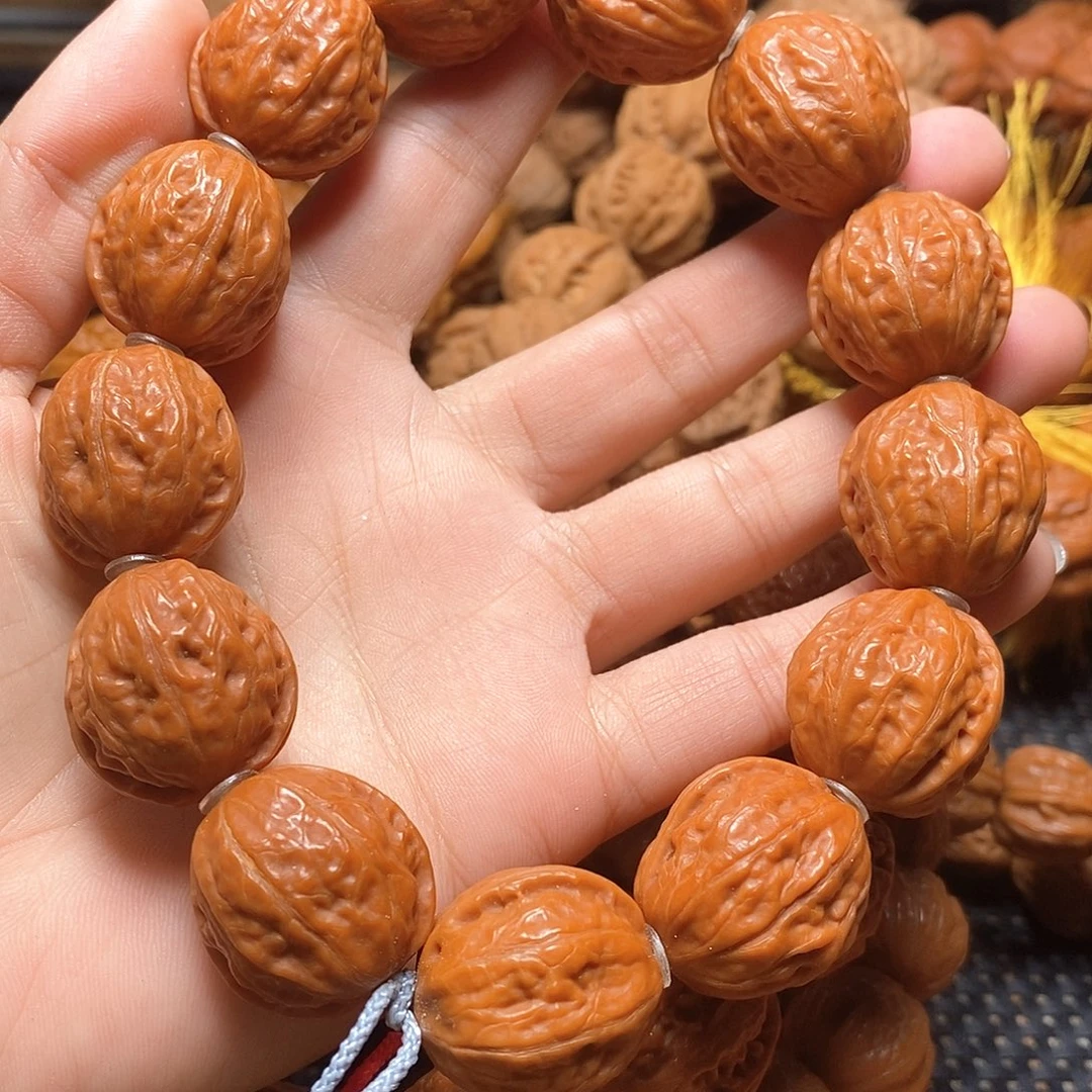 至***程文玩核桃手串官帽手串