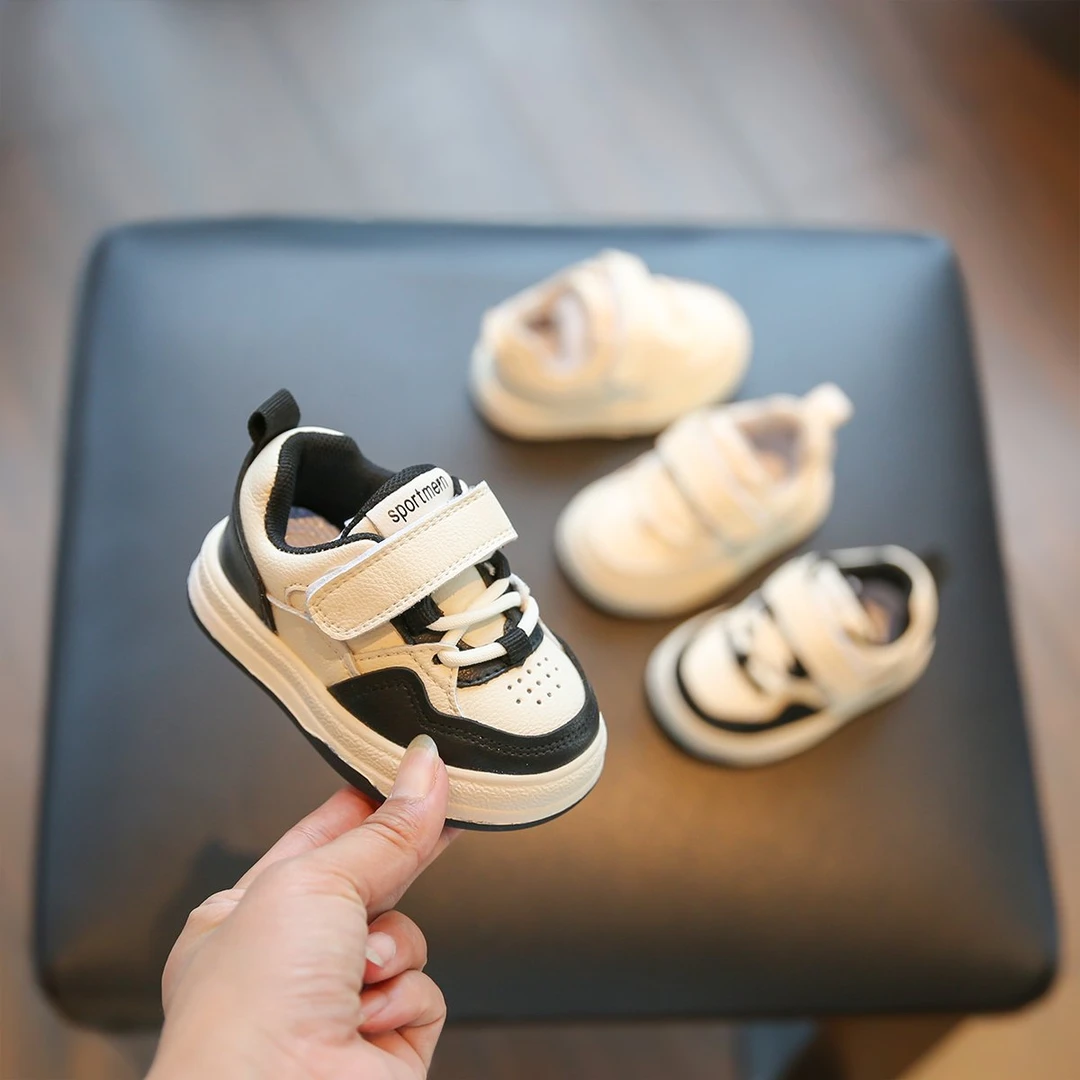 ABC女宝宝鞋子2025春秋款学步鞋男1-3岁透气运动鞋儿童女婴儿童鞋