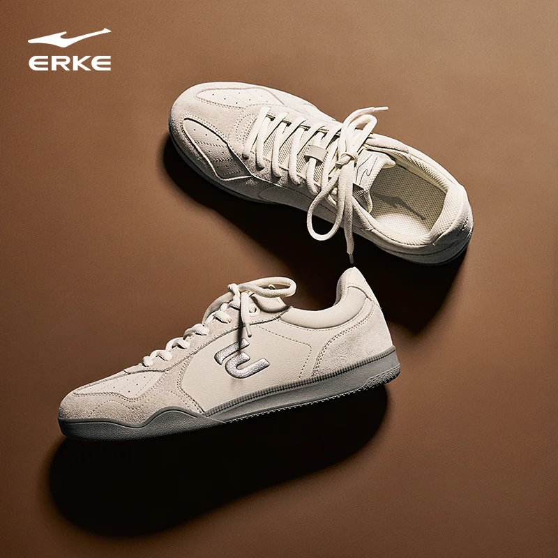 灵动丨鸿星尔克情侣复古百搭休闲鞋薄底潮流德训鞋潮流舒适旅游鞋