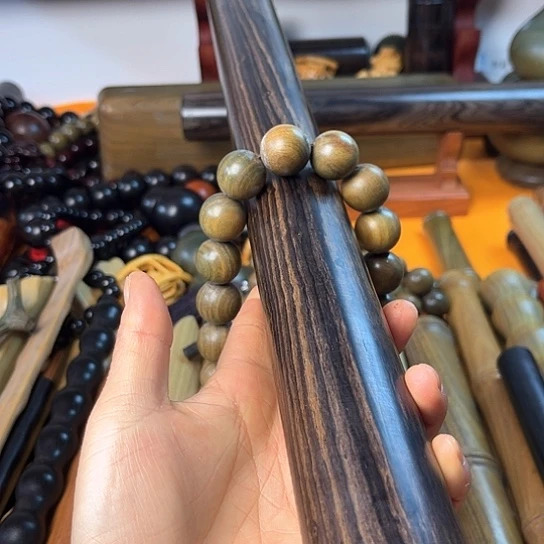 木○紫光檀棍子一根豆豆豆