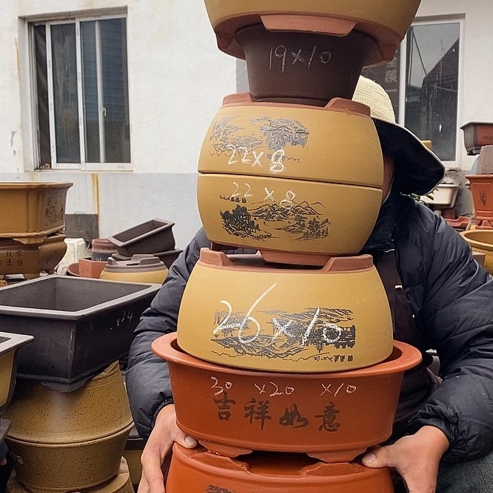 紫砂花盆宜兴紫砂