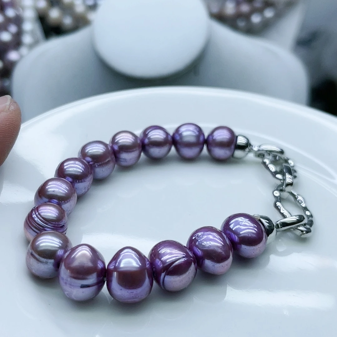 淡水珍珠颈饰钛钢