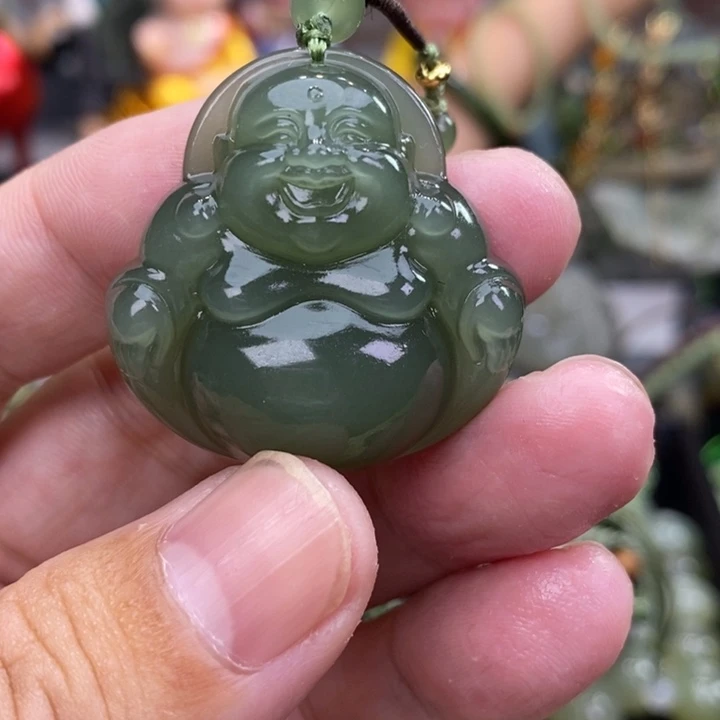 轮***界和田玉未镶嵌颈饰