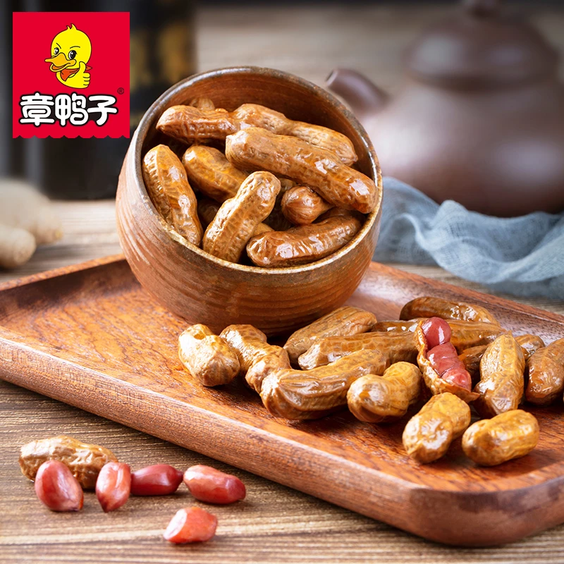 【章鸭子】卤汁花生香辣味300g*2袋