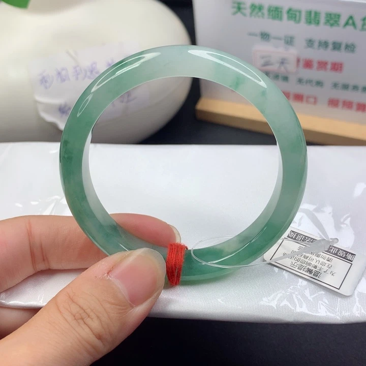 未镶嵌手镯翡翠5455