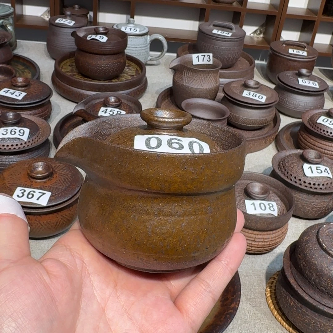 瓷粗瓷茶具素色盖碗