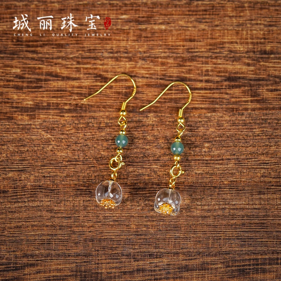 925银耳饰 【城丽】喜马拉雅有钱花莲雾耳环/对FL-3349-1