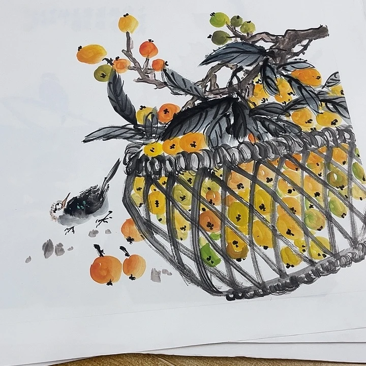 姜奇老师花鸟作品50×50