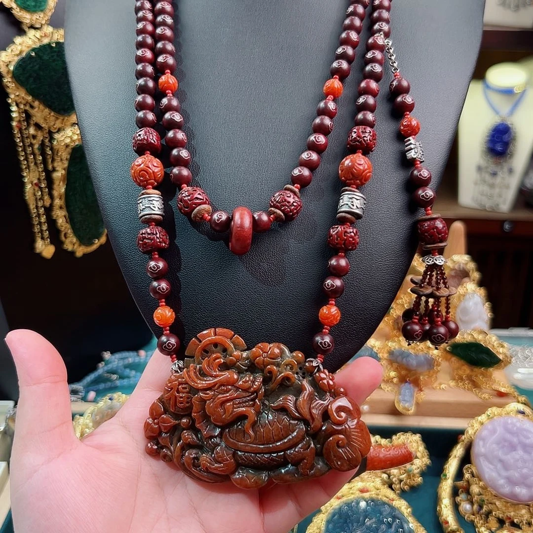 925银珐琅锦钰原创设计款项链